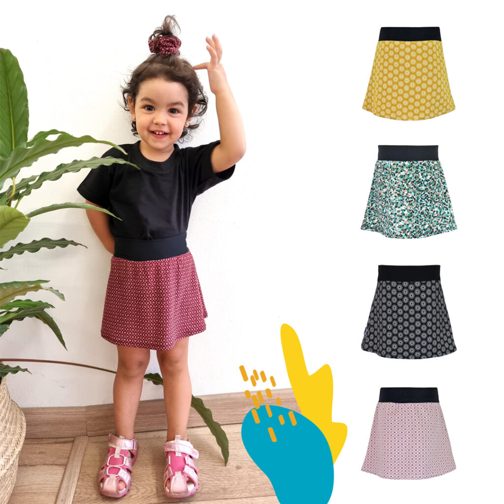 falda infantil mia